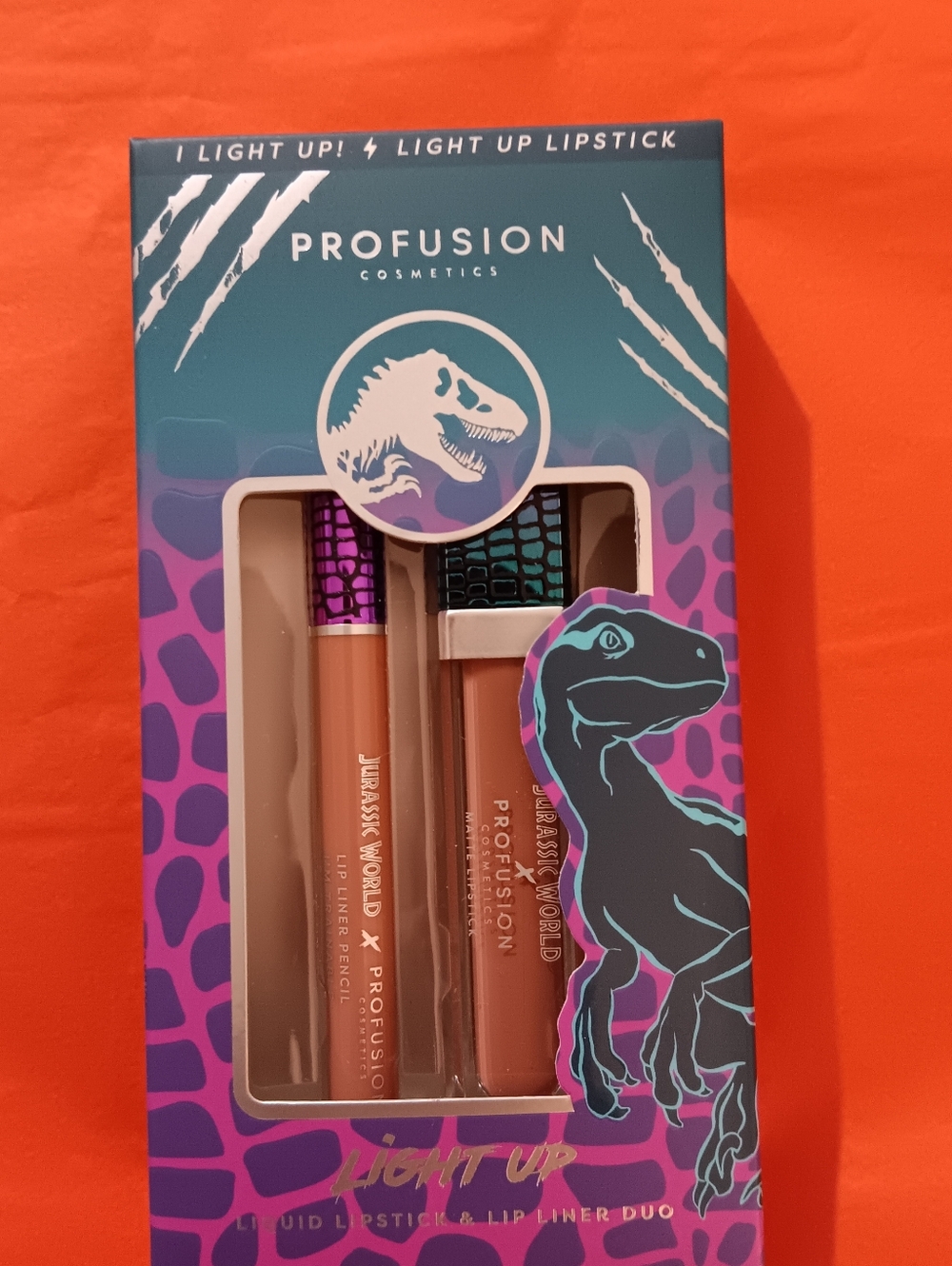 Light Up Duo - Liquid Lipstick & Lip Liner - Peachy Nude